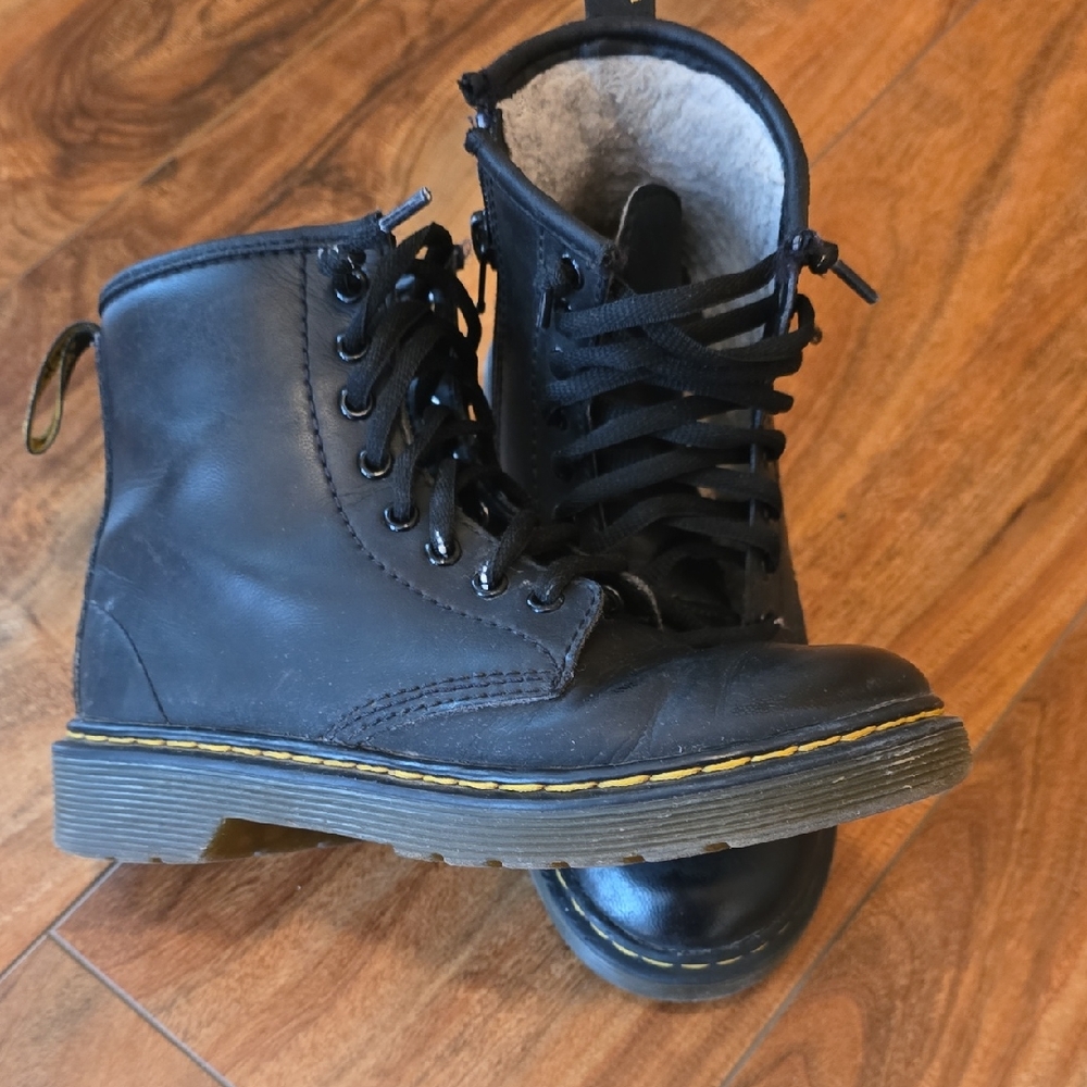 Dr. Martens Cream Lined Boots